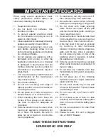 Предварительный просмотр 2 страницы Emerson TOR49 Owner'S Manual