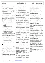 Preview for 3 page of Emerson TS1-G Operating Instruction