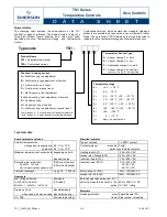 Preview for 4 page of Emerson TS1 Series Datasheet