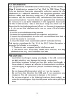 Preview for 3 page of Emerson U.B. Funkeys FK610 Owner'S Manual