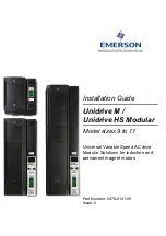 Preview for 1 page of Emerson unidrive m Installation Manual