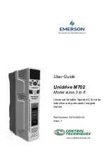 Emerson Unidrive M702 User Manual preview