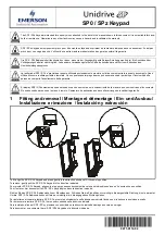 Emerson Unidrive SP Series Manual preview