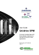 Preview for 1 page of Emerson Unidrive SPM User Manual