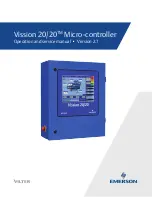 Emerson Vilter Vission 20/20 Operation And Service Manual preview