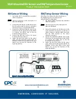 Preview for 2 page of Emerson Wall-Mounted RH Sensor and RH Product Information Sheet