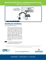 Preview for 3 page of Emerson Wall-Mounted RH Sensor and RH Product Information Sheet