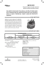 Emerson White Rodgers 36C94-303 Installation Instructions Manual предпросмотр