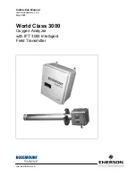 Предварительный просмотр 1 страницы Emerson World Class 3000 Instruction Manual