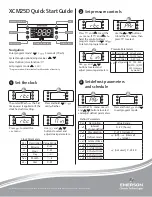 Preview for 1 page of Emerson XCM25D Quick Start Manual