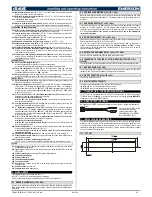 Предварительный просмотр 3 страницы Emerson XW10L Installation And Operating Instructions