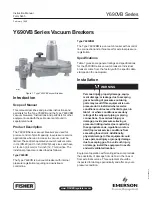 Preview for 1 page of Emerson Y690VB Series Instruction Manual