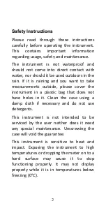 Preview for 2 page of EMFields Acoustimeter User Manual