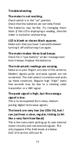 Preview for 14 page of EMFields Acoustimeter User Manual