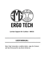 EMG ErgoTech ERGO TECH BRC01 User Manual предпросмотр