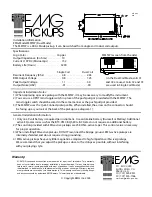 Предварительный просмотр 1 страницы EMG MMTW Dual Mode Installation Information