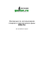 Предварительный просмотр 1 страницы EMG Pi2 Manual