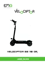 EMG velociptor ES 110 OR User Manual предпросмотр