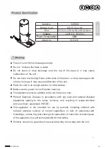 Preview for 2 page of EMGA 537.008 Instruction Manual