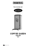 EMGA coffee queen 320.504 series Service Manual предпросмотр