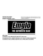 Предварительный просмотр 1 страницы Emglo K5HGA-8P Instruction Manual