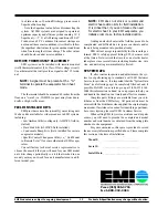 Предварительный просмотр 12 страницы EMI AmericaSeries LLC-09 Quick Start Manual