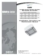 EMI CAHV09 Installation, Operation And Maintenance Manual preview
