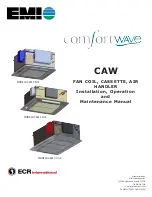 EMI ComfortWave CAW Series Installation, Operation And Maintenance Manual preview