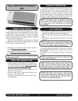 Preview for 9 page of EMI ComfortWave CCP Series Installation, Operation And Maintenance Manual