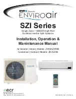 Предварительный просмотр 1 страницы EMI enviroair szi ZHA Operation Manual