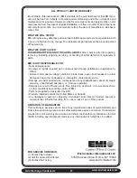 Preview for 27 page of EMI S1C Installation, Operation And Maintenance Manual