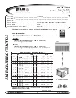 Предварительный просмотр 1 страницы EMI UNH-T2H-T3H-T4H Specifications