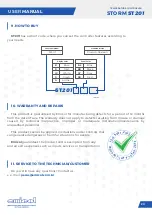 Предварительный просмотр 20 страницы emicol STORM ST201 User Manual