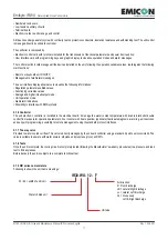 Предварительный просмотр 11 страницы Emicon EMIBYTE IR.WU Series Installation, Use And Manteinance Manual