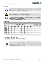 Preview for 17 page of Emicon EMIBYTE IR.WU Series Installation, Use And Manteinance Manual