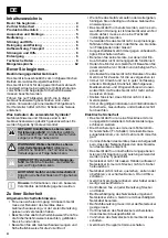 Предварительный просмотр 4 страницы Emil Lux 370201 Original Instructions Manual