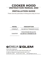 Emilia CK60FRF Instruction Manual And Installation Manual предпросмотр