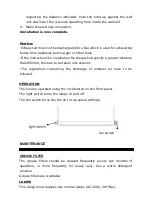 Предварительный просмотр 9 страницы Emilia CK60FRF Instruction Manual And Installation Manual