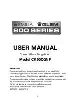 Предварительный просмотр 1 страницы Emilia CK90CGNF User Manual