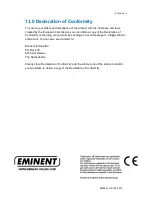 Предварительный просмотр 8 страницы Eminent EM8621 Instruction Manual