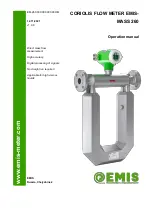 EMIS MASS 260 Operation Manual предпросмотр