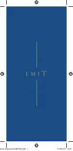 EMIT GENTRY Instructions Manual preview