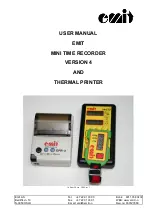 EMIT MTR4 User Manual preview