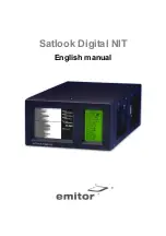 Preview for 1 page of emitor Satlook Digital NIT Manual