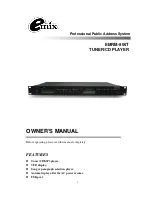 EMIX EMRM-906T Owner'S Manual preview