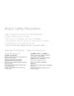 Preview for 2 page of Emjoi BodyBare Diva AP14D Instruction Booklet