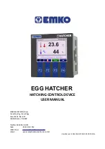 EMKO EGG HATCHER User Manual preview