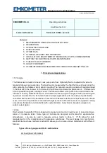 EMKOMETER L21/3-DIAL Series Operating Instructions Manual preview