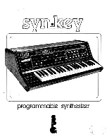 EML SynKey Owner'S Manual предпросмотр