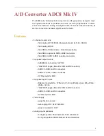 Preview for 2 page of EMM Labs ADC8 Mk IV User Manual